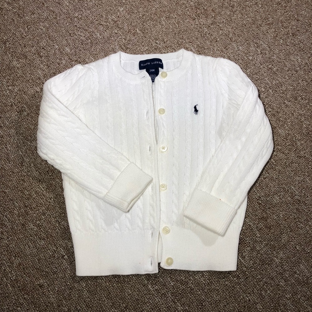 Ralph Lauren Cotton Cardigan 24M